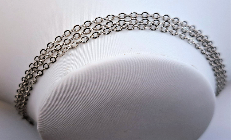 Three Chain Stainless Steel Bracelet