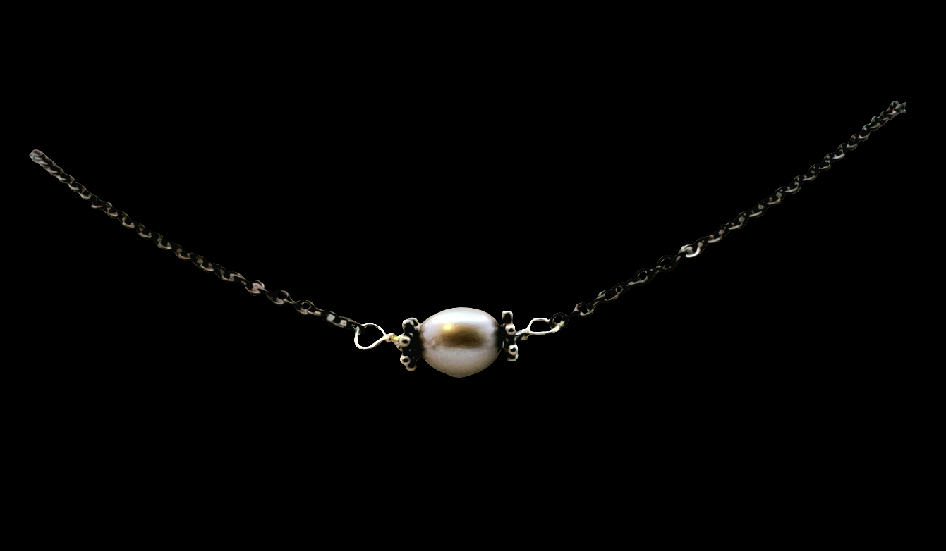 Vintage Freshwater Coloured Pearl Necklace