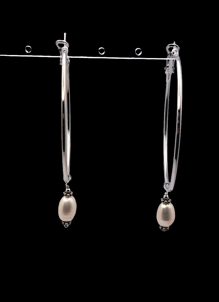 2 inch Hoop-Silver