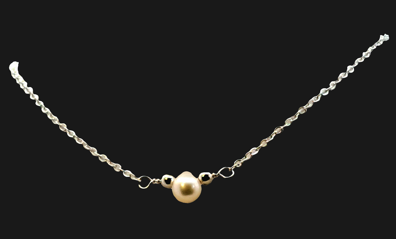 Vintage Freshwater Free-form Pearl Necklace