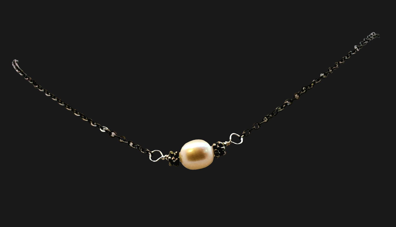 Vintage Freshwater Free-form Pearl Necklace