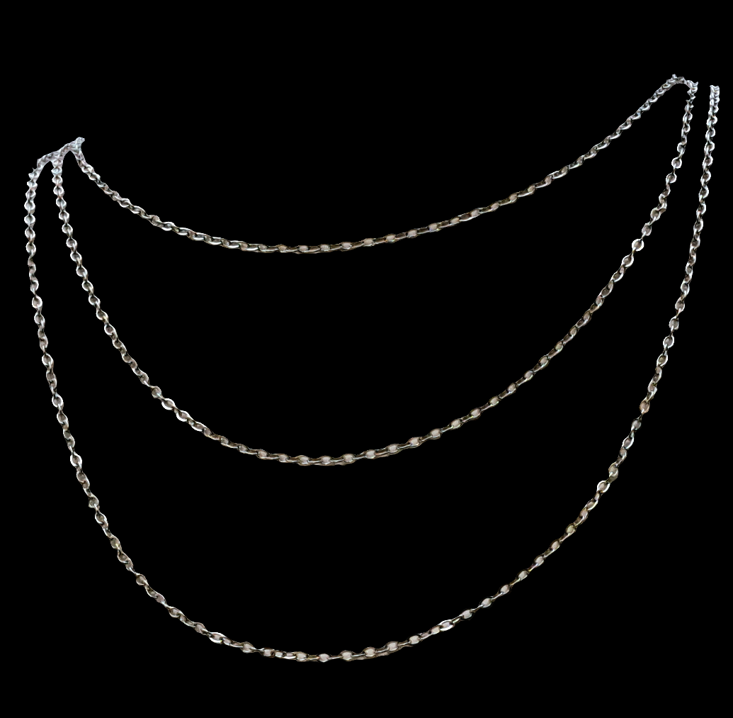 Three Chain Necklace-Stainless Steel