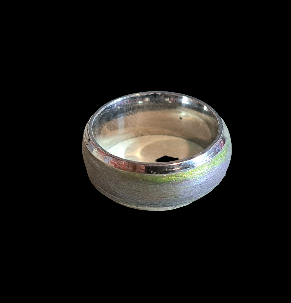 Clay Inlay Ring-Green