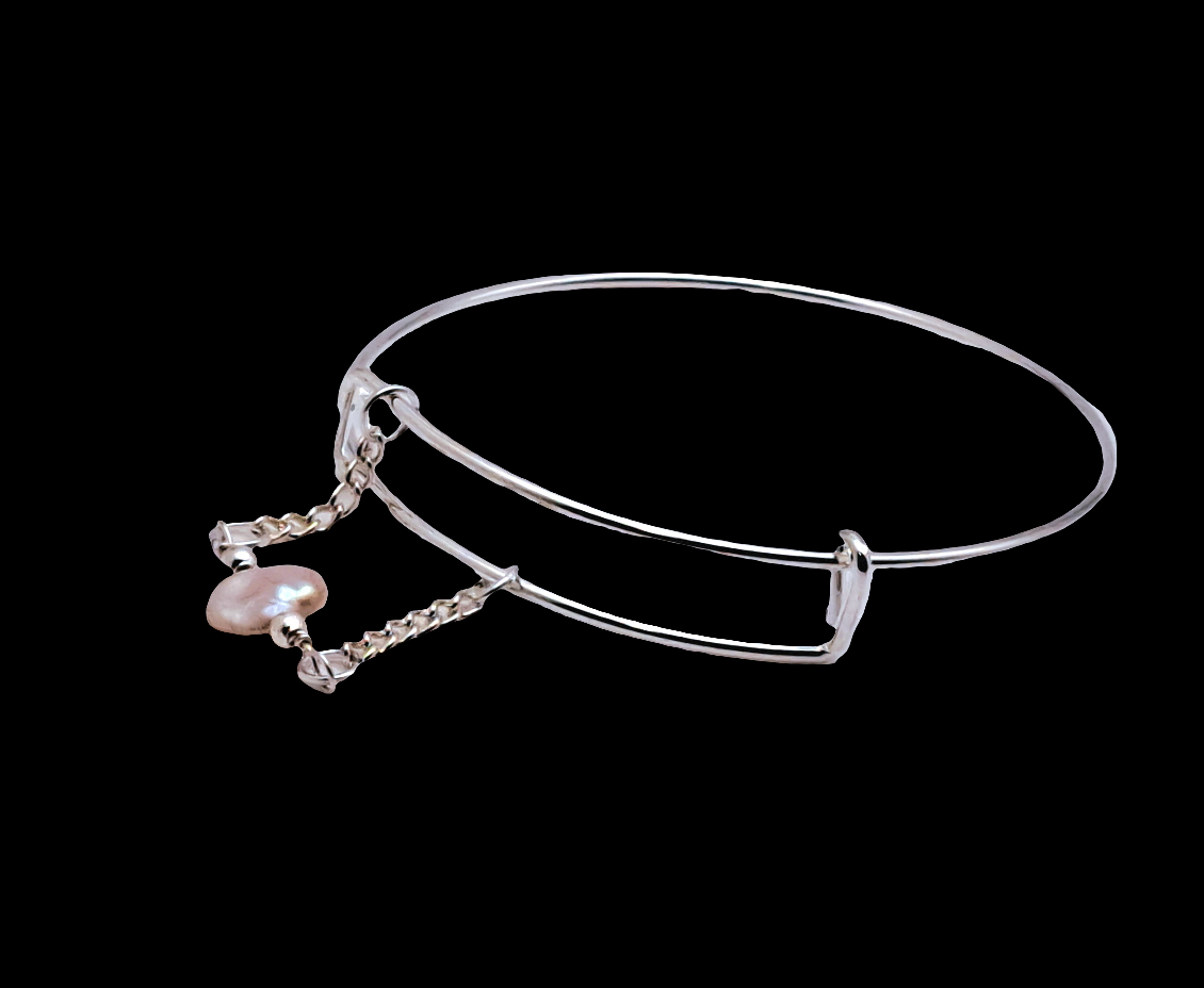 Adjustable Bracelet-Bright Silver