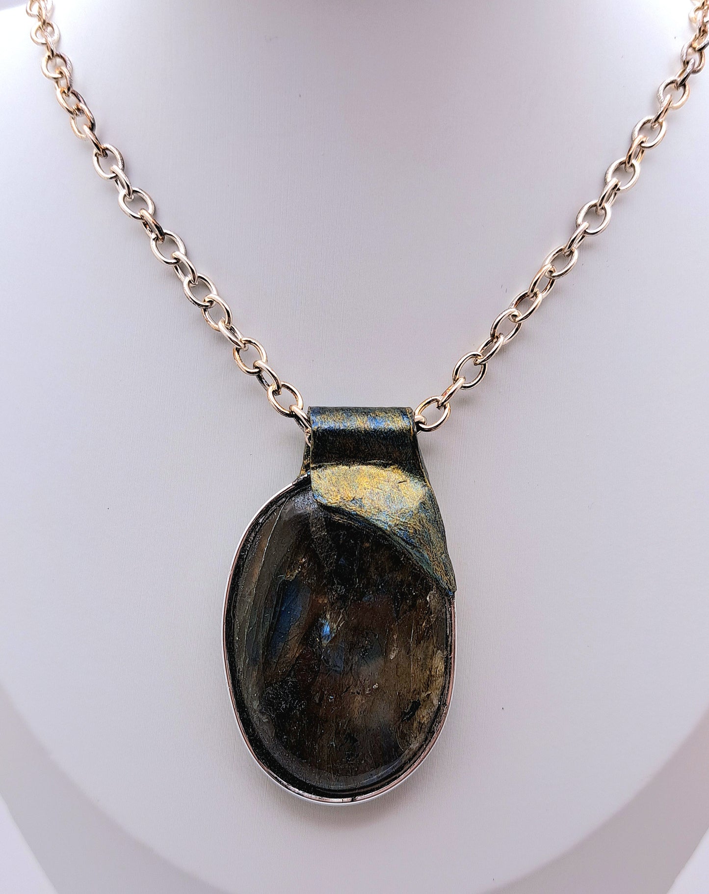 Large Labradorite Pendant