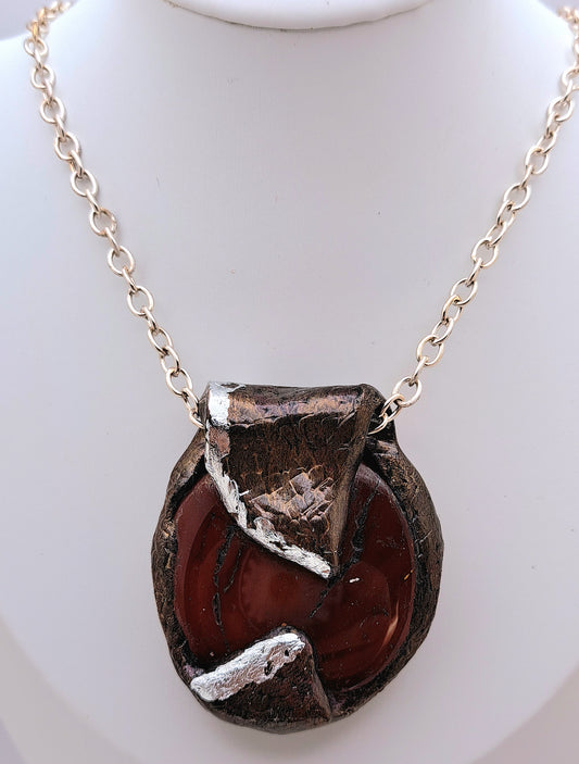 Red Jasper Large Pendant